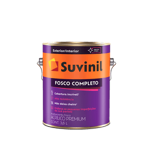 Tinta Acrílica Fosco Completo Perola Suvinil 3,6L
