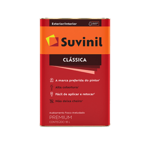 Tinta Clássica Amarelo Canário Fosco Suvinil 18L