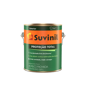 Tinta Emborrachada Proteção Total Branco Neve Fosco Suvinil 3,6L