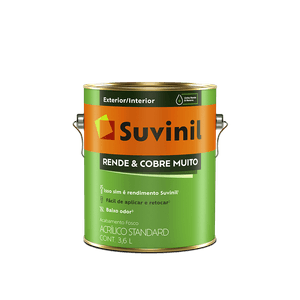 Tinta Acrílica Rende & Cobre Muito Gelo Suvinil 3,6L