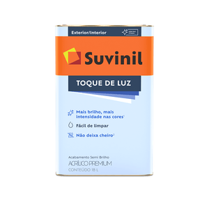 Tinta Acrílica Toque De Luz Branco Gelo Suvinil 18L
