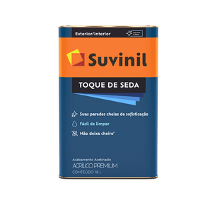 Tinta Acrílica Toque de Seda Branco Neve Acetinado Suvinil 18L