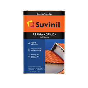 Resina Cinza Base Água Suvinil 18L