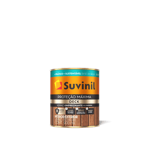 Verniz Proteção Máxima Deck Brilhante Natural Suvinil 0,9L