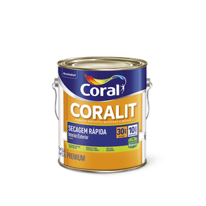 Esmalte Coralit Secagem Rápida Balance Verde Folha Brilhante Coral 3,6L