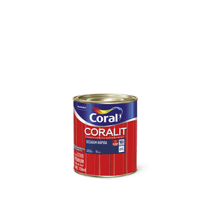 Esmalte Coralit Secagem Rápida Tabaco Brilhante Coral 0,9L