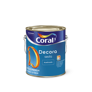 Tinta Acrílica Decora Seda Branco Acetinado Coral 3,6L