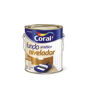 Fundo Nivelador para Madeira Branco Coral 3,6L