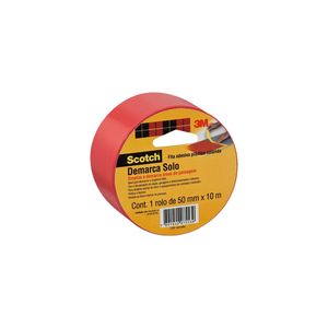 Fita para Demarcação de Solo Vermelha 50mm x 10m 3M
