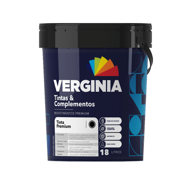 Tinta Acrílica Econômica Brasinil Vinil-Acril Fosca Pro - 18