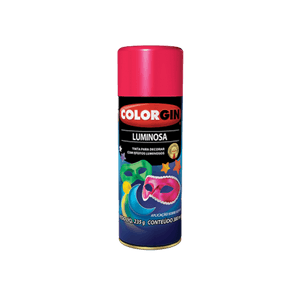 Tinta Spray Luminosa Amarelo 756 Colorgin
