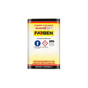 Thinner para Tinta Laca 7000 Farben 5,0L