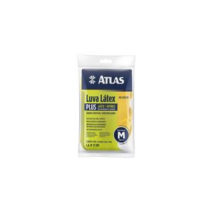 Luva Látex Amarela M Atlas