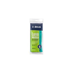 Luva Nitrílica Verde G Atlas