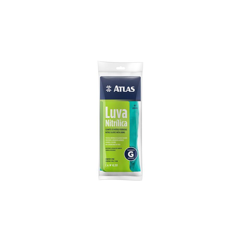 Luva-Nitrilica-Verde-G-Atlas