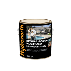 Resina Multiuso Acqua Cerâmica Ônix Brilhante Hydronorth 3,6L