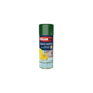 Tinta Spray Esmalte Sintético Verde 744 Colorgin