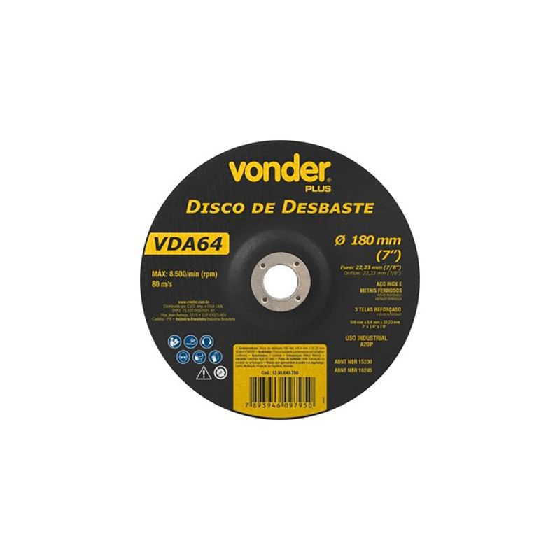 Disco-de-Desbaste-180mmx64mmx2223mm-VDA-64-Vonder