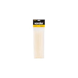 Abraçadeira Nylon 140x3,6 Branca e Preta 100 peças Vonder