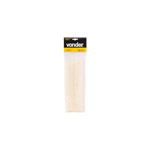Abraçadeira Nylon 280x3,6 Branca 100 peças Vonder