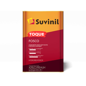 Tinta Acrílica Toque Fosco Branco Neve Suvinil 18L