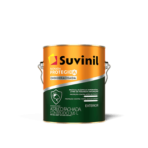 Tinta Emborrachada Fachada Protegida Branco Neve Suvinil 3,6L