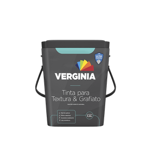 Tinta Acrílica para Textura e Grafiato Chumbo Verginia 3,6L