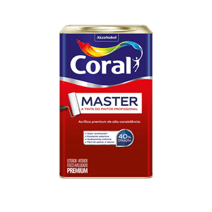 Tinta Acrílica Master Areia Coral 18L