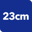 23cm