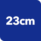 23cm